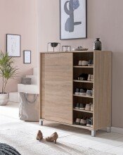 Schuhschrank in Braun - 100x38x108 (LxBxH)