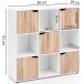 Sideboard in Weiß - 89x29x91cm (LxBxH)