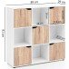 Sideboard in Weiß - 89x29x91cm (LxBxH)
