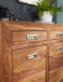 Sideboard in Braun aus Sheesham Massivholz - 90x40x70cm (LxBxH)