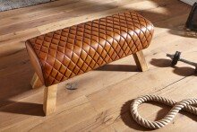 Sitzbank in Braun - 89x35x46 (LxBxH)