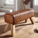 Sitzbank in Braun - 89x35x46 (LxBxH)