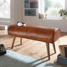 Sitzbank in Braun - 100x40x53 (LxBxH)