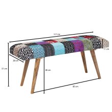 Sitzbank - 117cm (L)
