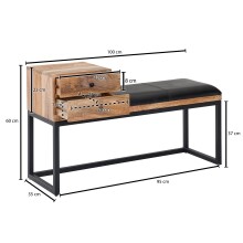 Sitzbank - 100cm (L)