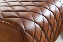 Sitzhocker in Braun - 40x27x48 (LxBxH)