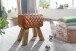 Sitzhocker in Braun - 40x27x48 (LxBxH)