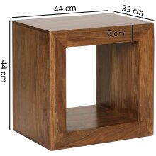 Standregal in Braun - 33x44x44 (LxBxH)