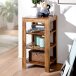Standregal in Braun - 44x44x80 (LxBxH)