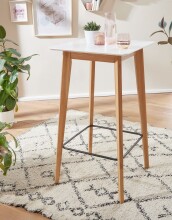Bartisch in Weiß - 60x60x110 (LxBxH)