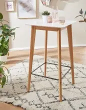 Bartisch in Weiß - 60x60x110 (LxBxH)