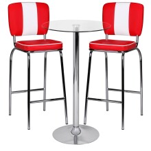 Bartisch in Silber - 105 (H)