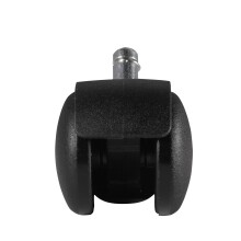 Möbelrolle (5er Set) in Schwarz aus 100% Polyurethan - 5x5x5cm (LxBxH)