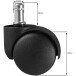 Möbelrolle (5er Set) in Schwarz aus 100% Polyurethan - 5x5x5cm (LxBxH)