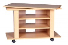 TV-Board in Braun - 75x38x51cm (LxBxH)
