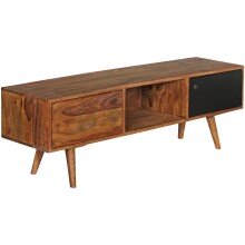 TV-Board in Schwarz - 140x35x45 (LxBxH)