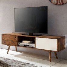 TV-Board in Weiß - 140x35x45cm (LxBxH)