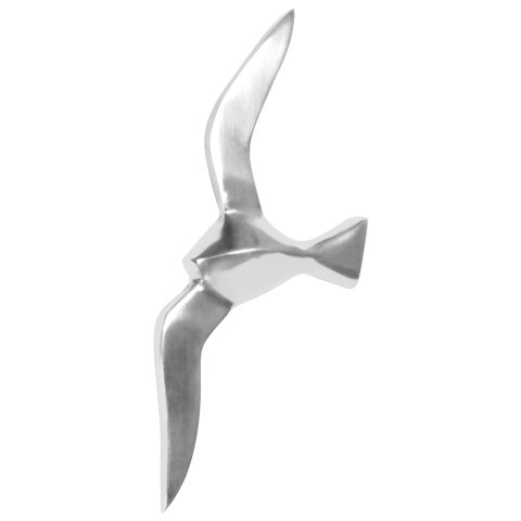 Wanddekoobjekt in Silber aus Aluminium - 30x3x13cm (LxBxH), 26,95 €