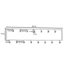 Wandgarderobe - 80cm (L)