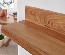 Wandregal in Braun - 110x24x17 (LxBxH)