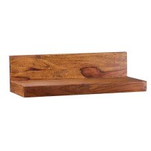 Wandregal in Braun - 60x23x17 (LxBxH)