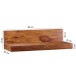 Wandregal in Braun - 60x23x17 (LxBxH)