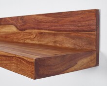Wandregal in Braun - 80x23x17 (LxBxH)