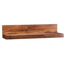 Wandregal in Braun - 80x23x17 (LxBxH)