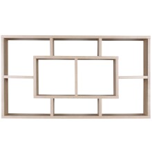 Wandregal in Grau - 85x16x48 (LxBxH)