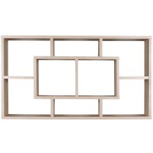 Wandregal in Grau - 85x16x48 (LxBxH)