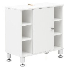 Waschbeckenunterschrank in Weiß - 60x32x64cm (LxBxH)
