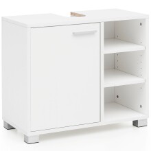Waschbeckenunterschrank in Weiß - 60x32x55cm (LxBxH)