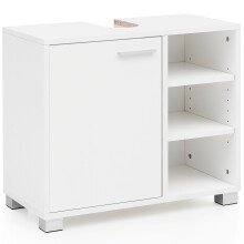 Waschbeckenunterschrank in Weiß - 60x32x55cm (LxBxH)