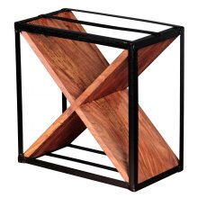 Weinregal in Braun - 37x20x37 (LxBxH)