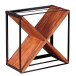 Weinregal in Braun - 37x20x37 (LxBxH)