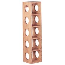 Weinregal in Braun - 15x15x70 (LxBxH)