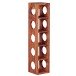 Weinregal in Braun - 15x15x70 (LxBxH)