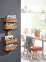 Zeitungsständer in Braun - 30x10x72 (LxBxH)