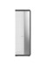 Garderobenschrank >Sandusky< in rauchsilber/weiß hochglanz - 62x197x37cm (BxHxT)