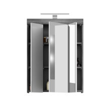 Spiegelschrank >Sandusky< in rauchsilber/spiegelglas - 60x79x18cm (BxHxT)