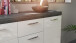Sideboard >Sandusky< in rauchsilber/weiß hochglanz - 165x85x37cm (BxHxT)