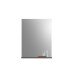 Badezimmer-Set >Sandusky< in rauchsilber/weiß hochglanz - 60x191x34cm (BxHxT)