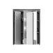 Badezimmer-Set >Sandusky< in rauchsilber/weiß hochglanz - 60x191x34cm (BxHxT)