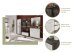Garderoben-Set >Sandusky< in rauchsilber/weiß hochglanz - 272x197x40cm (BxHxT)