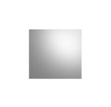 Wandspiegel >Sandusky< in rauchsilber/spiegelglas - 90x87x2cm (BxHxT)