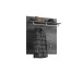 Garderobenpaneel >Sandusky< in rauchsilber/rauchsilber - 90x98x27cm (BxHxT)