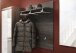 Garderobenpaneel >Sandusky< in rauchsilber/rauchsilber - 90x98x27cm (BxHxT)