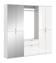 Garderoben-Set >Paterson< in weiß/weiß...