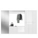 Garderoben-Set >Paterson< in weiß/weiß hochglanz - 273x193x34cm (BxHxT)