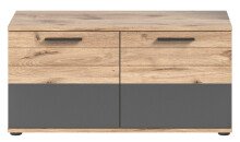 Sitzbank >Mason< in nox oak/basalt grau -...